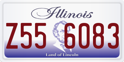 IL license plate Z556083