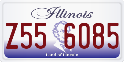 IL license plate Z556085