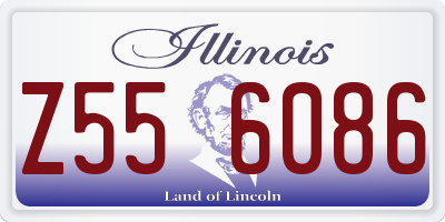 IL license plate Z556086