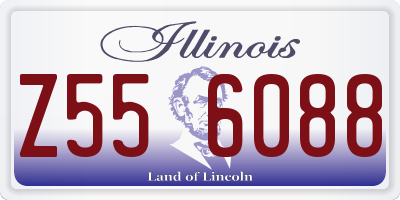 IL license plate Z556088