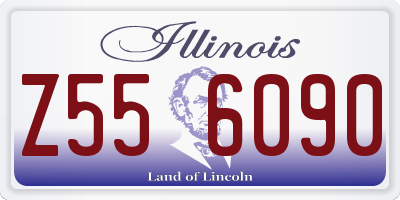 IL license plate Z556090