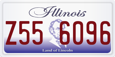 IL license plate Z556096