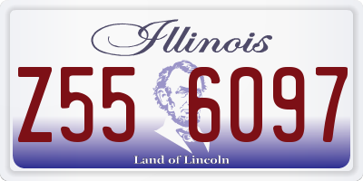 IL license plate Z556097