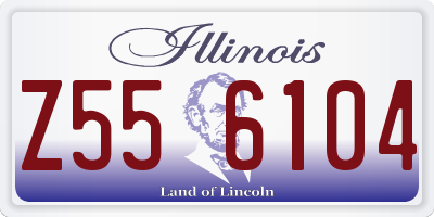 IL license plate Z556104