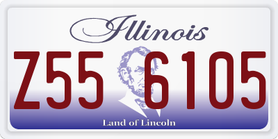IL license plate Z556105