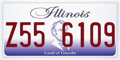 IL license plate Z556109