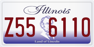 IL license plate Z556110
