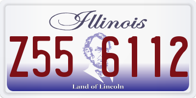IL license plate Z556112