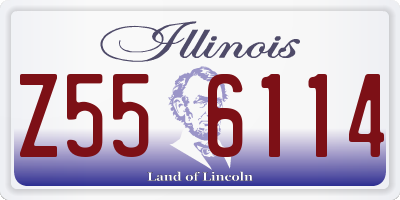 IL license plate Z556114