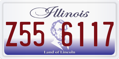 IL license plate Z556117