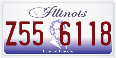 IL license plate Z556118