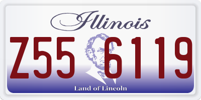 IL license plate Z556119