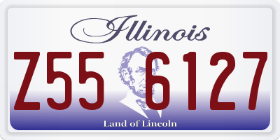 IL license plate Z556127