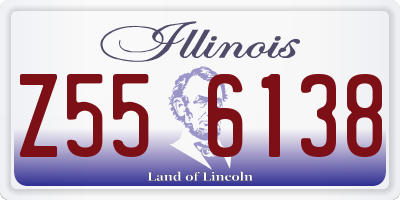 IL license plate Z556138