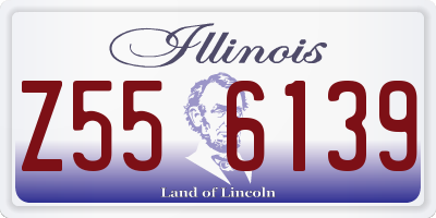 IL license plate Z556139