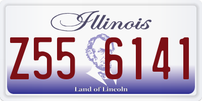 IL license plate Z556141