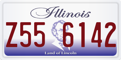 IL license plate Z556142