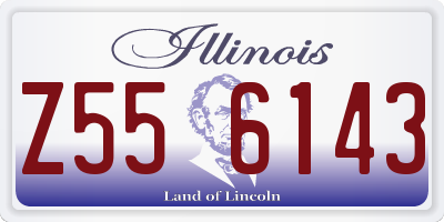 IL license plate Z556143