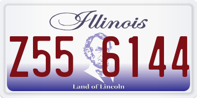 IL license plate Z556144