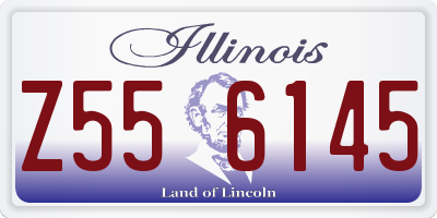 IL license plate Z556145