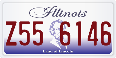 IL license plate Z556146