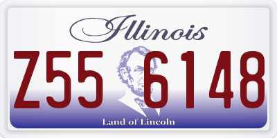 IL license plate Z556148