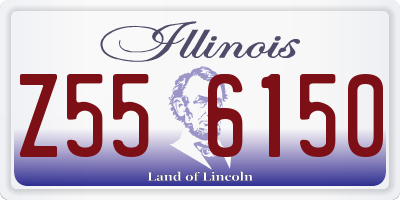IL license plate Z556150