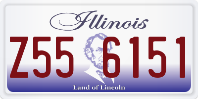 IL license plate Z556151