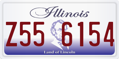 IL license plate Z556154