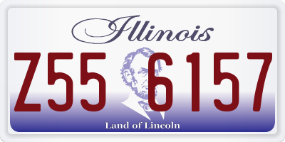 IL license plate Z556157