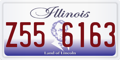 IL license plate Z556163