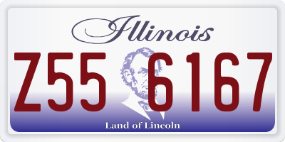IL license plate Z556167