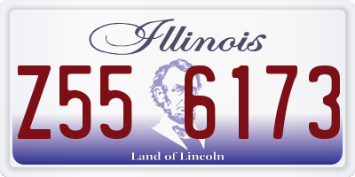 IL license plate Z556173