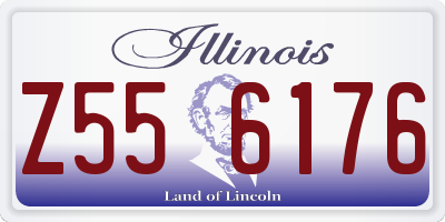 IL license plate Z556176