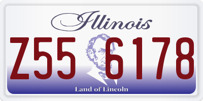 IL license plate Z556178