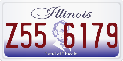 IL license plate Z556179