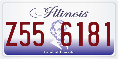 IL license plate Z556181
