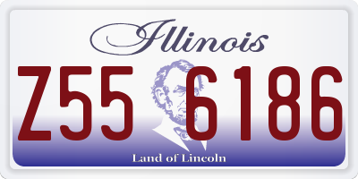 IL license plate Z556186