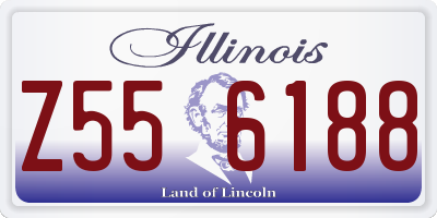 IL license plate Z556188