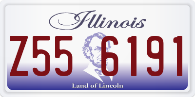 IL license plate Z556191