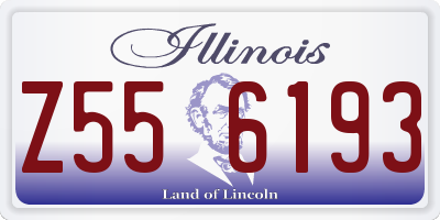 IL license plate Z556193