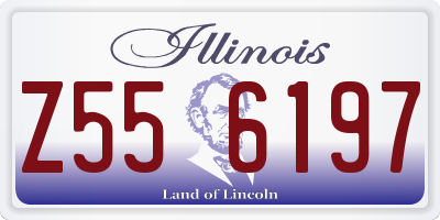 IL license plate Z556197
