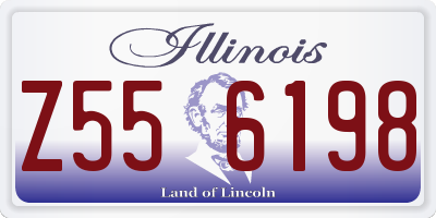 IL license plate Z556198