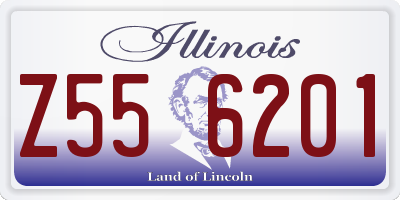 IL license plate Z556201