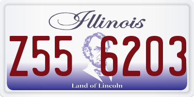 IL license plate Z556203