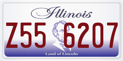 IL license plate Z556207