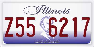 IL license plate Z556217