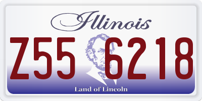 IL license plate Z556218