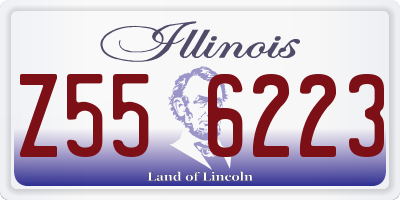 IL license plate Z556223