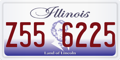 IL license plate Z556225